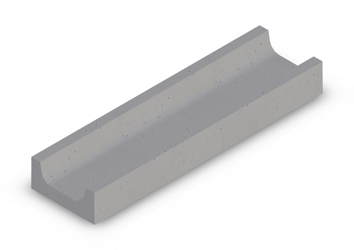 Лоток водоотводный бетонный SteeStart DN100 H60 L1000 Steelot B1060CN Лоток водоотводный бетонный SteeStart DN100 H60 L1000 Steelot B1060CN